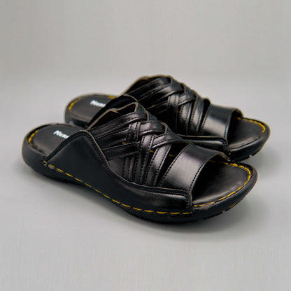 Regular Chappal Hand Made Black Color