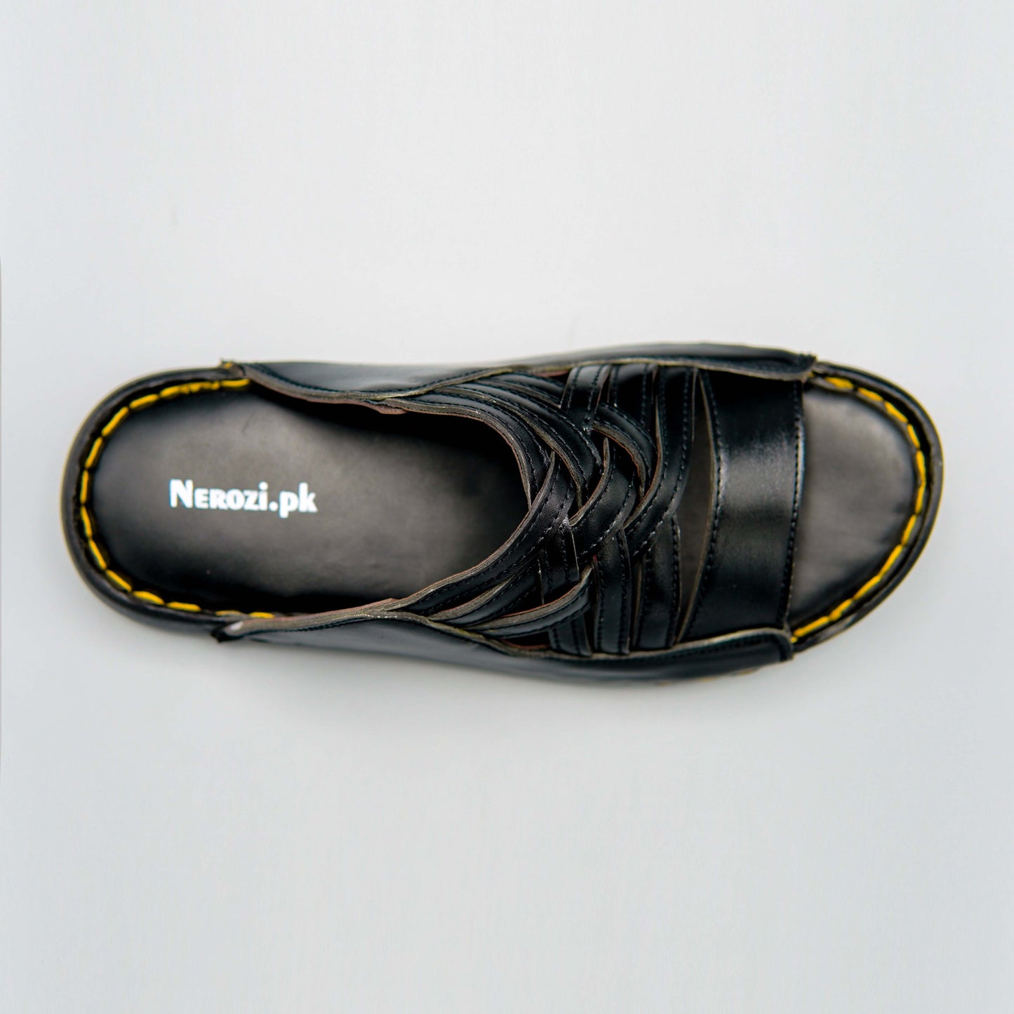 Regular Chappal Hand Made Black Color