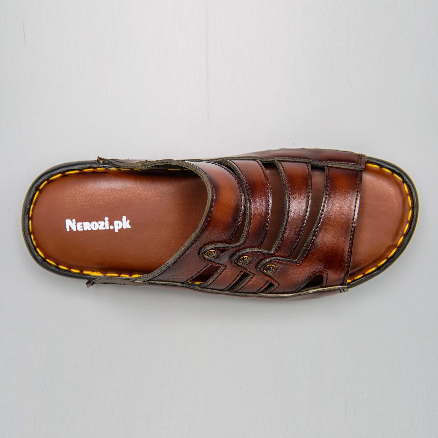 Regular Chappal Hand Made Shady Dark Brown Color