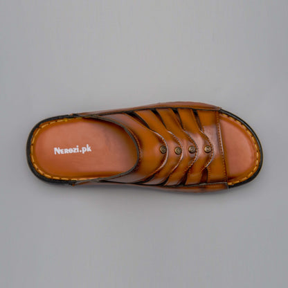 Regular Chappal Hand Made Mustard Colour