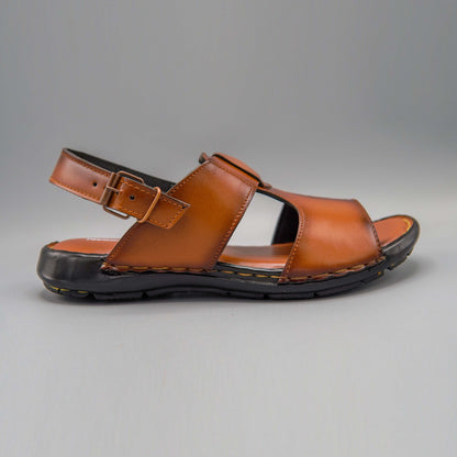 Regular Sandal Hand Made Mustard Colour