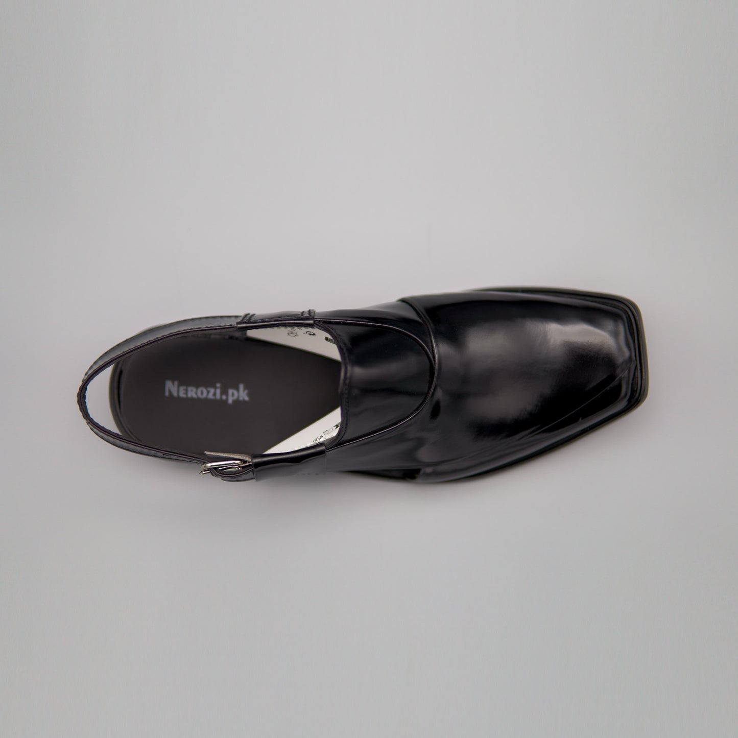 Casual Chappal Black Hand Crafted